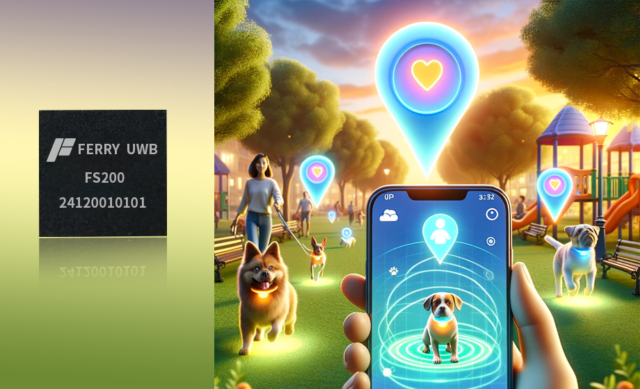 High speed positioning chip UWB ranging ultra wideband sensing chip intelligent technology 飛睿智能