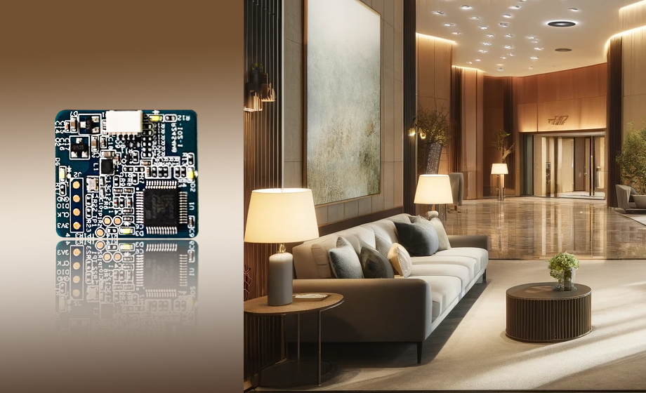 Radar module sensing distance with hotel body sensing switch 飛睿智能