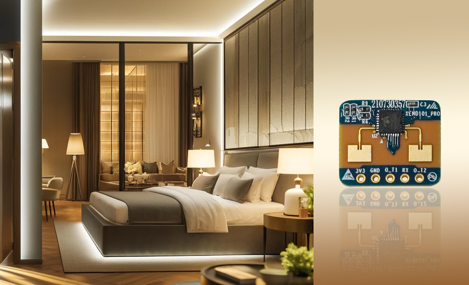 雷達感應模組人體感應開關(guān)范圍深度解析 飛睿智能