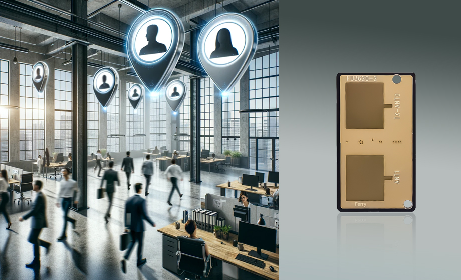 UWB positioning core chip ultra broadband indoor positioning and ranging module 飛睿智能